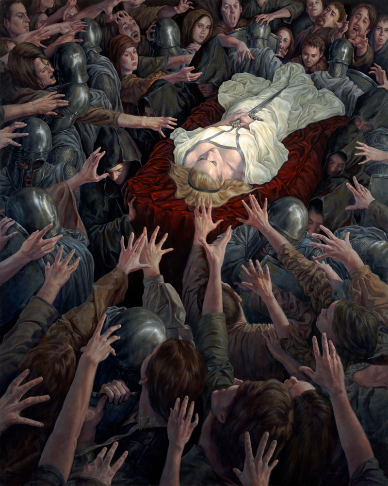 Illustration for article titled Fantasy Art so Beautiful it Should be Painted on a Crumbling Old Church